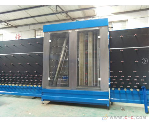 China Máquinas de proceso de cristal de la lavadora de cristal industrial con tres pares que lavan el cepillo proveedor