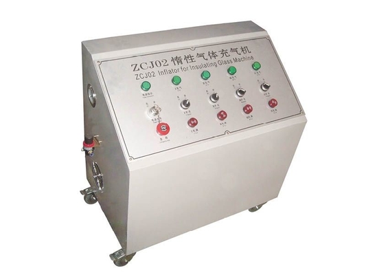 China Máquinas de proceso aisladores del vidrio del inflador de relleno del gas inerte portátil del argón proveedor